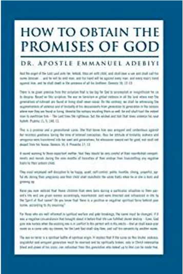 How to obtain the promises of God